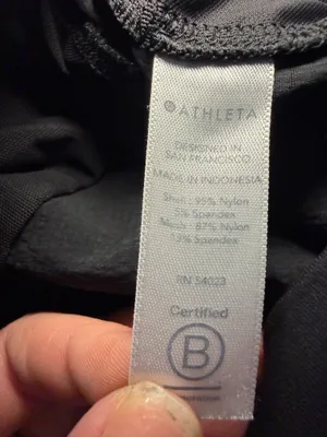 Athleta Trekkie North Mid Rise Black Jogger Size 4. thumbnail 6