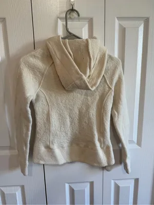Tracksmith Freya Hoodie Wool Cream Extra Small thumbnail 3