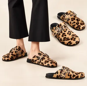 ALOHAS Halia Leopard Print Buckle Mules Clogs EU 41 US 10.5 $220 thumbnail 1