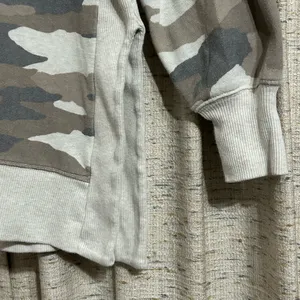 Aerie Oversized Camo Pullover Sweatshirt  thumbnail 3