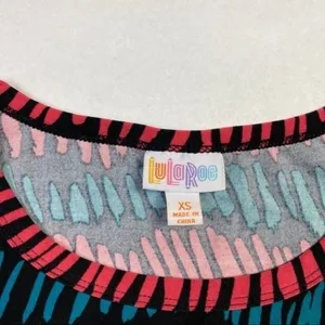 LuLaRoe Julia Abstract Print Body Con Dress‎ thumbnail 4