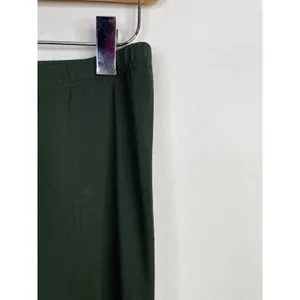 J Jill Pima Cotton Ankle Leggings Deep Olive Fall Winter Pants Neutral S New NWT thumbnail 4