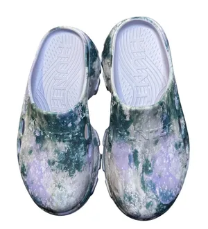 Hunter Shoes Womens Size 8 Multicolor‎ Tie Dye Clog Waterproof Slip On HWBRYCE2 thumbnail 1