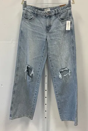NWT‎ PacSun Casey Low Rise Baggy Jeans Shiloh Light Wash Distressed 26 Denim thumbnail 1