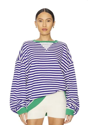 Free People Striped Sweater thumbnail 2