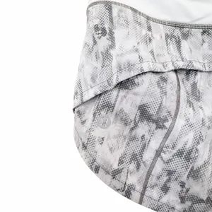 Lululemon Speed Up Shorts 2.5" City Breeze Alpine White Sz 2 thumbnail 2