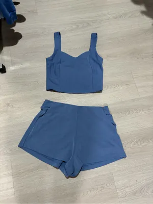 Lululemon Soft stream Shorts and Tank Set thumbnail 3