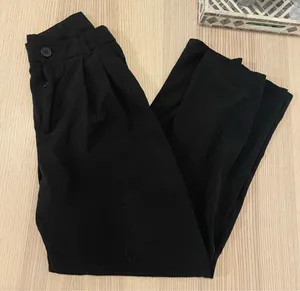 SheIn Black high waisted trouser pants thumbnail 1