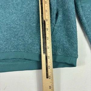 Nike Sweatshirt Womens Small Blue High‎ Neck Fleece Pullover Pockets BV5285-364 thumbnail 6