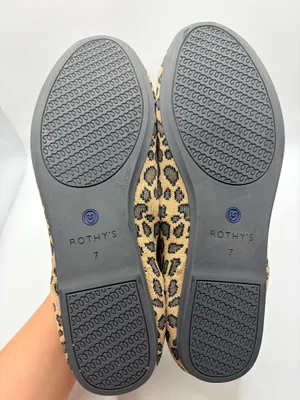 Rothy’s The Loafer Leopard Animal Print Knit Slip On Comfort Flats Women 7 thumbnail 10