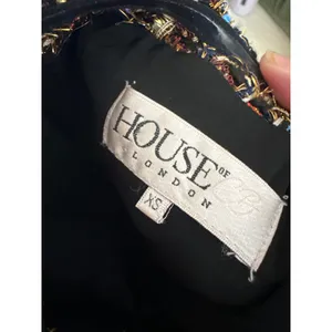 HOUSE‎ OF CB Gabrielle Black Tweed Strapless Midi Dress Size Extra Small thumbnail 4