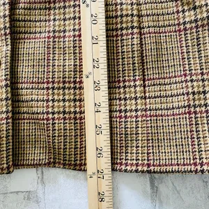 VTG Amanda Smith Wool Check Plaid Blazer Shoulder Pads Preppy Clueless Jacket 16 thumbnail 7