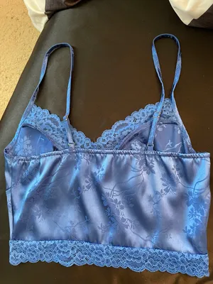 SheIn Lace Trim Bustier Cami Crop Top thumbnail 5