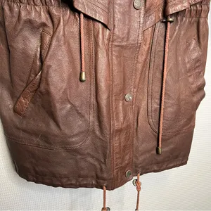 Wilson's Leather | The‎ Leather Experts Brown Coat Jacket Large thumbnail 3