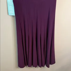 NWT American Living‎ Elegant Purple Plum Women's Dress 8 Empire Waist A-Line thumbnail 10