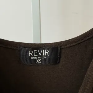 REVIR Cotton Clean Office Siren Minimalist Bodycon Midi Cami Dress XS Brown thumbnail 5