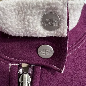 The North Face Womens Medium A5 Series Kanten Sherpa Shearling‎ Bomber Jacket thumbnail 3
