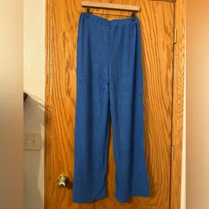 Retreat Wide Leg Waffle Knit Soft Lounge Pants - NWOT - Size L thumbnail 3