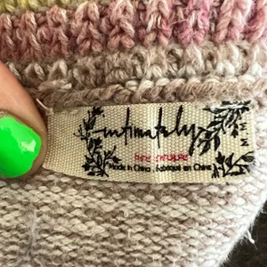 Free People‎ Colorful Knit Tank Top In the Sun Brami Boho Festival Medium thumbnail 3