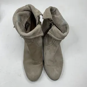 Sam Edelman Size 7.5 Louie Ankle Bootie Distressed Suede Leather‎ Fringe Women's thumbnail 5