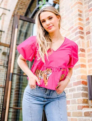 Queen of sparkles top Pink Size XS thumbnail 1