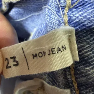 PacSun Women 23 Daisy Embroidered Mom Jeans High Rise Blue Floral Y2K Tapered thumbnail 11
