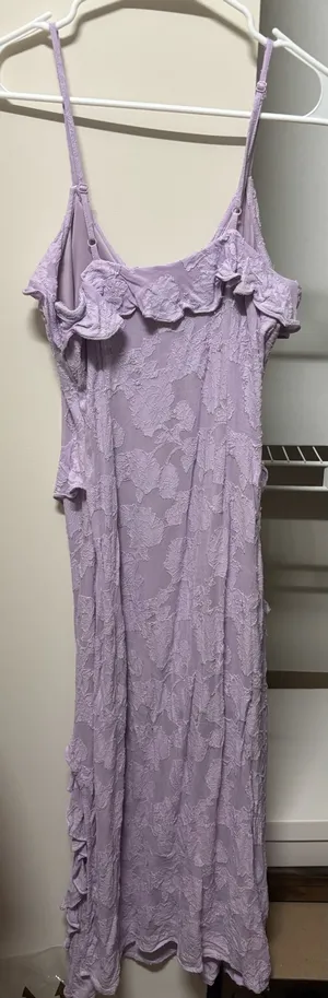 Purple Lacey BHLDN Midi Dress thumbnail 3