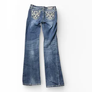 Grace in LA Jeans Size 5/26 TALL Bootcut Embellished Denim Bling Y2K Western‎ thumbnail 2