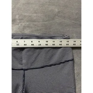 Lululemon Women's‎ Wunder Under Pant Super Stripe Cadet Blue White Size 6 thumbnail 6