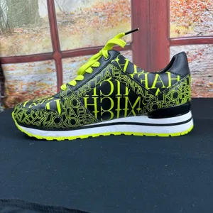 Michael Kors Neon Yellow and Black Trainers - size 9M thumbnail 9
