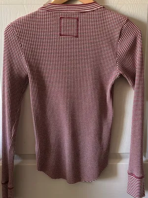 Aerie Essentials Thermal Long Sleeve Indie Sleaze Grunge Top Sz S Fairy Hipster thumbnail 10