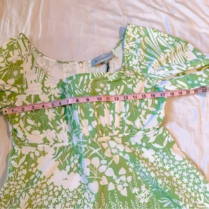 Tuckernuck Nealy Corset Top Green Garden Floral Print NEW Medium thumbnail 7