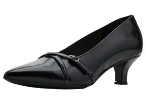 NWT Clarks Kepley Star Pointed Toe Strap Pump Heels 26186876 Black 8M thumbnail 1