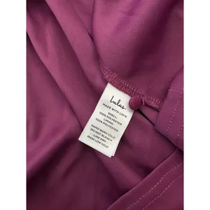 Lulus New Purple Magenta Metallic Sheer Long Sleeve Mini Dress Size Medium Party thumbnail 8