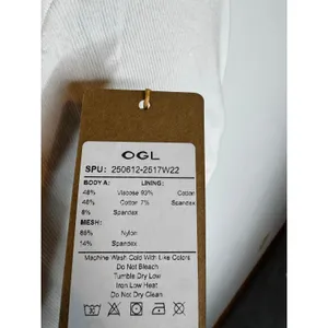 OGL Women XS White Modal Stretch V-Neck Cowl Back Sleeveless Top Blouse New thumbnail 4