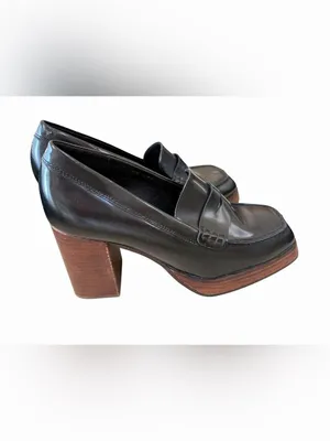 ALOHA Busy Black Platform Loafers EU 37 thumbnail 5