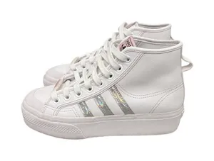 Adidas Shoes Nizza Platform Mid "White Iridescent" Sneaker Women's 6.5 thumbnail 1