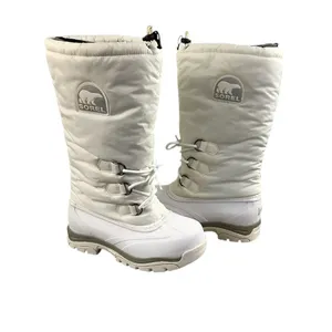 SOREL Snowlion Insulated Knee High Winter Boots Sz 9 White Cozy Stylish Durable thumbnail 5