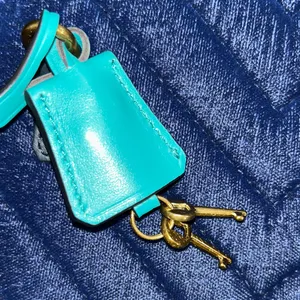 J. Crew Blue Chevron Crossbody Bag thumbnail 7