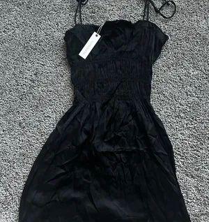 Olivaceous Black Mini Dress thumbnail 1