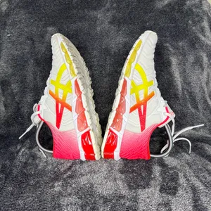 Asics Gel Quantum 360 Women's US 9 White/Sour Yuzu Running Shoes thumbnail 6