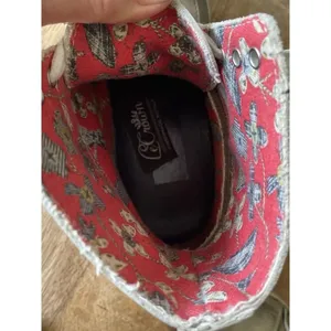 Le Crown Handmade in Italy Distressed Leather Convertible High Low Sneakers 37 thumbnail 7