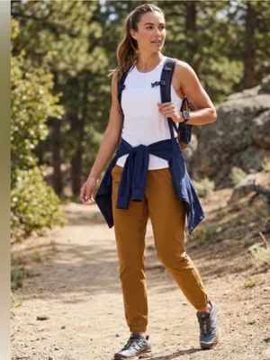 prAna Woman’s Halle ll Jogger standard Fit Tan thumbnail 4