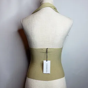 NWT WeWoreWhat Knit Halter Top thumbnail 4