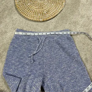 Daily Practice by Anthropologie Knit Lounge Set Sweater Cardigan & Shorts M thumbnail 16