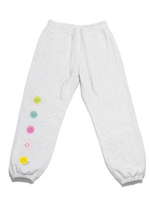 Frasier Sterling Smiley Gal Sweatpants Gray Size‎ Small thumbnail 1