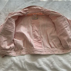 MBD by Bitterman Vintage 80s Pink Denim Jacket Size Medium thumbnail 8