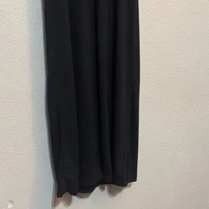 VTG 90s Y2K Black Floral Embroidered Maxi Dress Whimsigoth Fairy Goth Grunge thumbnail 8