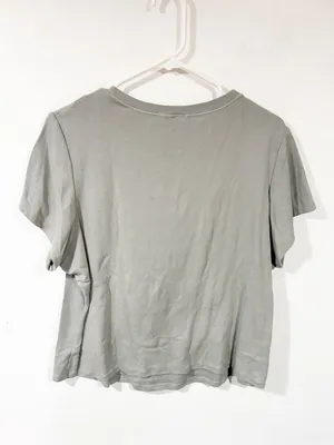 Skims Plus Size Grey Printed Spellout Short Sleeve Crewneck Tshirt Size 4X thumbnail 4