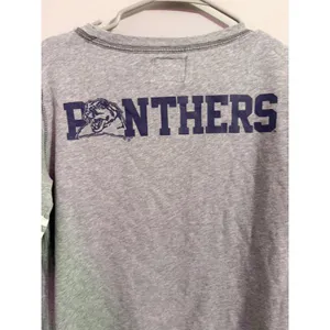 PINK Victoria's Secret Sweatshirt Panthers‎ Graphic Sequins Gray Small thumbnail 6